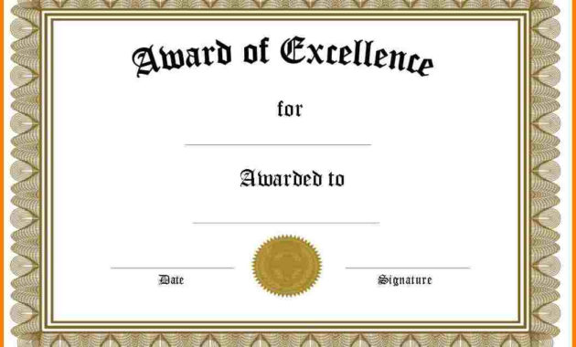 Free Printable Certificate Templates Design In Tennis Achievement Certificate Template