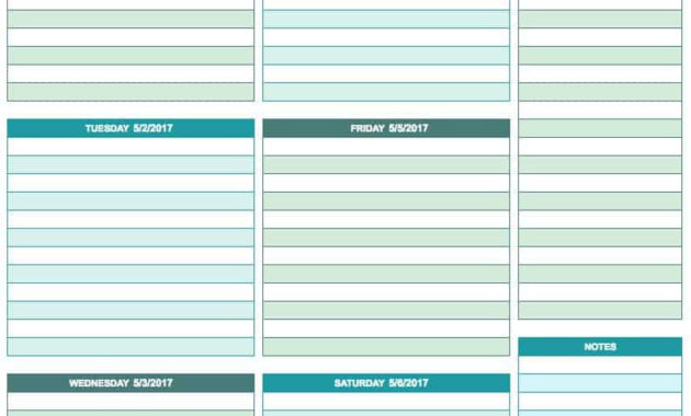 Free Printable Daily Calendar Templates Smartsheet With Regard To Multi Day Meeting Agenda Template