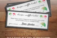 Free Printable Diaper Raffle Tickets For Baby Showers With Baby Shower Winner Certificate Template 7 Ideas