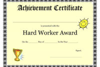 Free Printable Student Award Certificate Template Free Throughout Quality Academic Achievement Certificate Templates