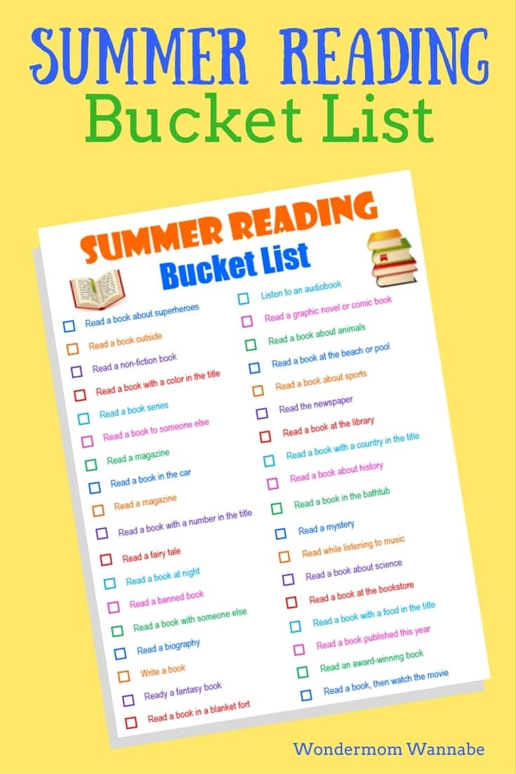Free Printable Summer Reading Bucket List Money Saving With Summer Reading Certificate Printable