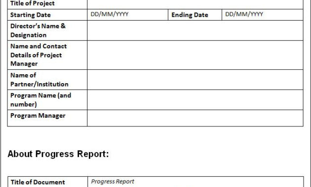Free Progress Report Template Free Word Templates With Police Daily Activity Log Template