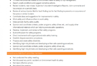 Free Safety Committee Role Responsibility Safety Inside Safety Committee Meeting Template