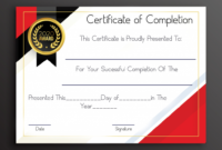 Free Sample Certificate Of Completion Template With Regard To Quality Certificate Of License Template