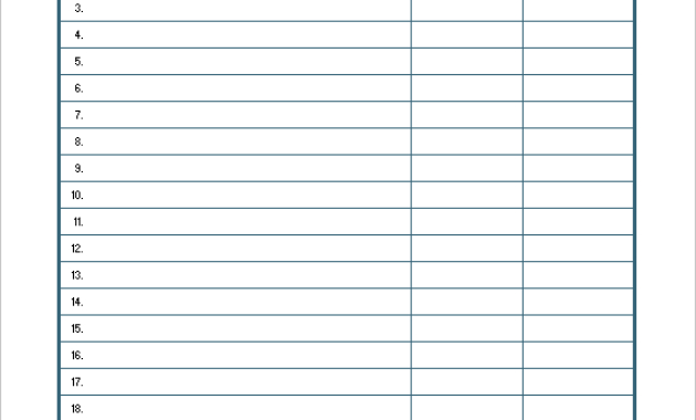 Free Sign In Sheet Template Alqurumresort Intended For Quality Child Visitation Log Template