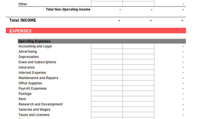 Free Small Business Budget Template For Excel Google Docs Within Business Budgets Templates
