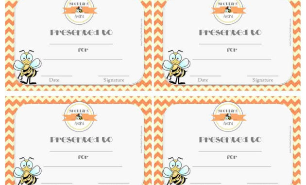 Free Spelling Bee Certificate Templates Customize Online Regarding Spelling Bee Award Certificate Template