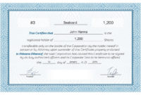 Free Stock Certificate Online Generator Intended For Share Certificate Template Companies House