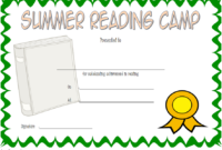 Free Summer Reading Certificate Printable 7 Special Edition Intended For Amazing Certificate For Summer Camp Free Templates 2020