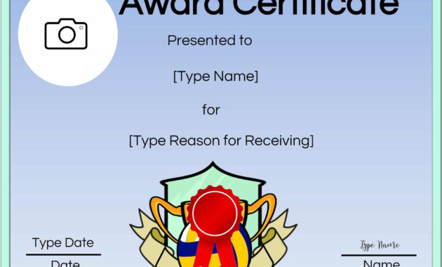 Free Volleyball Certificate Edit Online And Print At Home Regarding Printable Volleyball Certificate Template Free