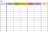 Free Work Log Templates Daily Weekly Monthly Pertaining To Work Hours Log Template