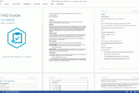 Frequently Asked Questions Templates Ms Word Templates Inside Business Process Questionnaire Template