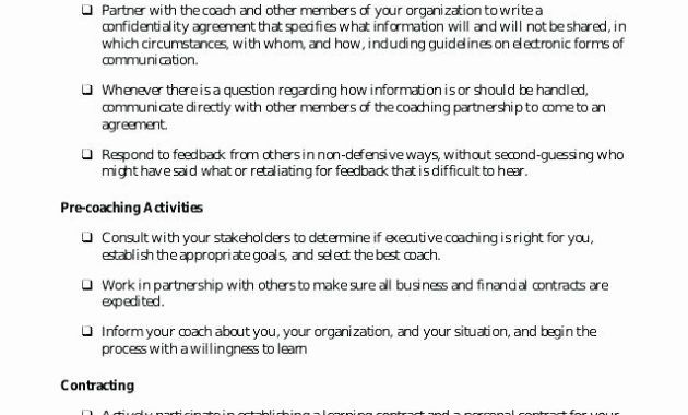 Fresh Business Coaching Contract Template Audiopinions Intended For Business Coaching Contract Template