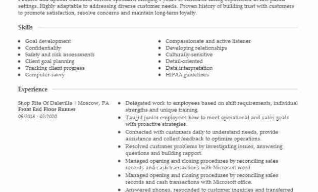 Front End Supervisor / Stocking Duties/Store Protection With Regard To Ross School Of Business Resume Template