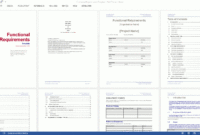 Functional Requirements Specification Template Ms Word Pertaining To Business Requirement Specification Document Template