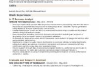 Functional Specification Document Template Word Master In Business Analyst Documents Templates