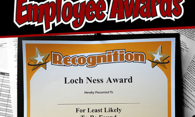 Funny Employee Awards™ 101 Funny Awards For Employees For Free Teamwork Certificate Templates