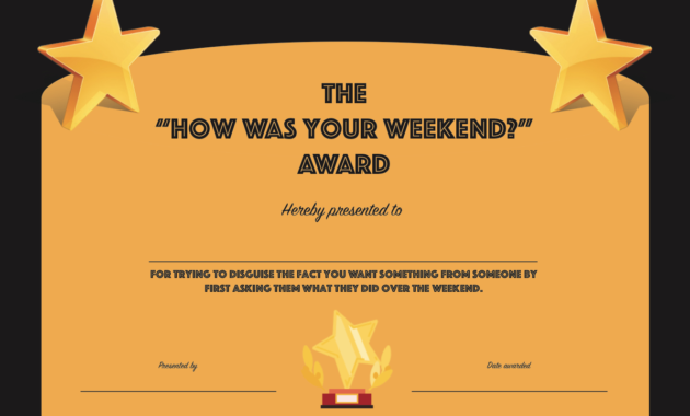 Funny Office Awards Work Aka I'M The Boss Employee With Regard To Best Funny Certificate Templates