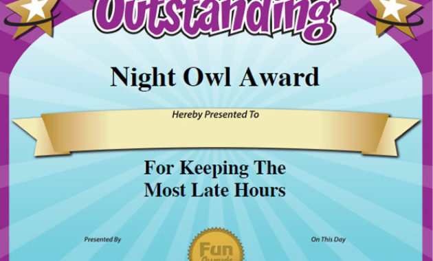 Funny Teacher Awards™ 101 Printable Certificates Fun Within Printable Tattoo Certificates Top 7 Cool Free Templates