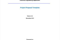Gallery Of 9 Development Project Proposal Examples Pdf In Quality Engineering Project Proposal Template