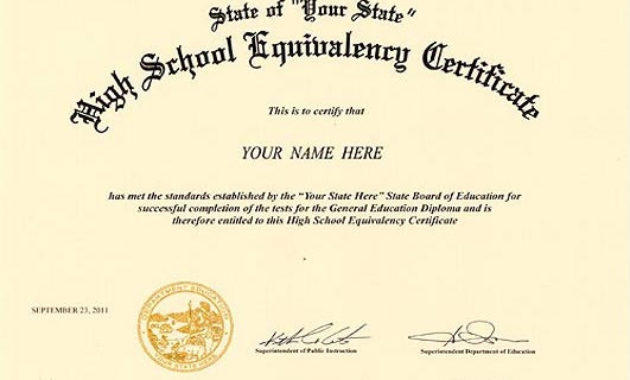 General Education Diploma Photos Style And Education With Ged Certificate Template