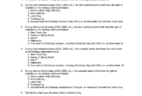 Georgia Visitation Doc Template Pdffiller In Child Visitation Log Template