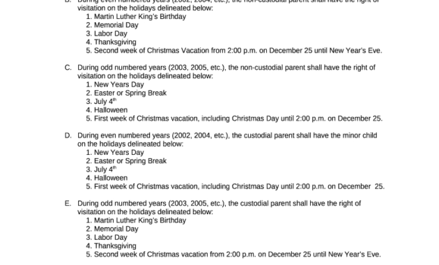 Georgia Visitation Doc Template Pdffiller In Child Visitation Log Template