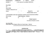 German Birth Certificate Template Carlynstudio Regarding South African Birth Certificate Template