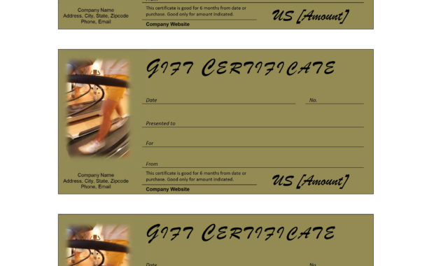 Gift Certificate Free Microsoft Word Templates With Microsoft Gift Certificate Template Free Word