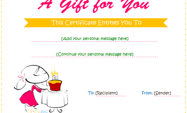 Gift Certificate Template 10 Printable Designs Word Pdf Throughout Holiday Gift Certificate Template Free 10 Designs