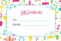 Gift Certificate Template For Kids Blanks Loving Within Amazing Free Kids Certificate Templates