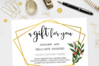 Gift Certificate Template Gift Voucher Template Editable Regarding Quality Baby Shower Gift Certificate Template