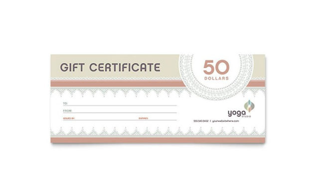 Gift Certificate Templates Indesign Illustrator Publisher For Best Indesign Gift Certificate Template