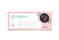 Gift Certificate Templates Indesign Illustrator Throughout Best Indesign Gift Certificate Template