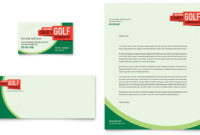 Golf Tournament Business Card Letterhead Template Word Intended For Awesome Golf Certificate Templates For Word