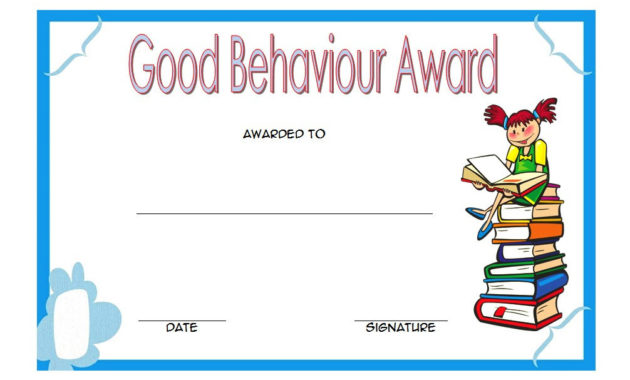 Good Behaviour Certificate Editable Templates 10 Best Pertaining To Printable Pe Certificate Templates