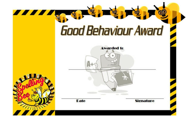 Good Behaviour Certificate Editable Templates 10 Best Within Printable Pe Certificate Templates