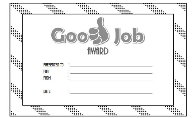Good Job Certificate Template 9 Great Designs Intended For Printable Tattoo Certificates Top 7 Cool Free Templates