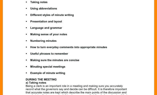 Governing Body Meeting Minutes Template • Invitation For Stand Up Meeting Minutes Template