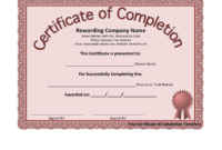 Graduation Certificate Template In Word And Pdf Formats Pertaining To Free Graduation Certificate Template Word