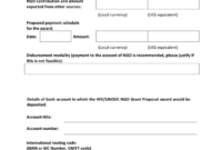 Grant Proposal Summary Template In Word And Pdf Formats Inside Grant Proposal Template Word
