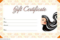 Hair Salon Gift Certificate Templates 8 Beautiful Inside Tattoo Gift Certificate Template Coolest Designs