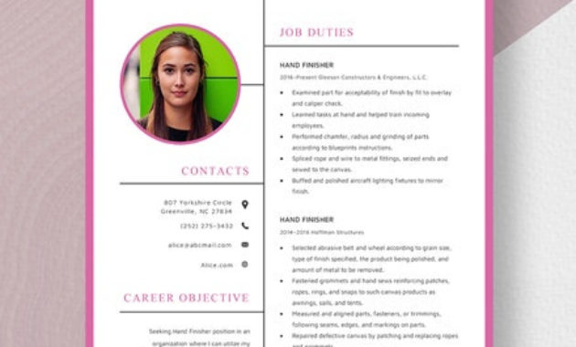 Hand Finisher Resume Template Word Doc Apple Mac Intended For Finisher Certificate Template