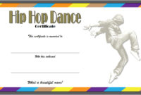 Hip Hop Certificate Templates 6 Best Ideas In Weight Loss Certificate Template Free 8 Ideas