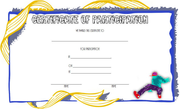 Hip Hop Certificate Templates 6 Best Ideas Inside Free Dance Award Certificate Templates