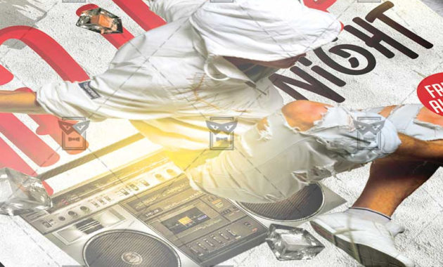 Hip Hop Night Flyer Club A5 Template Exclsiveflyer Within Printable Hip Hop Certificate Templates