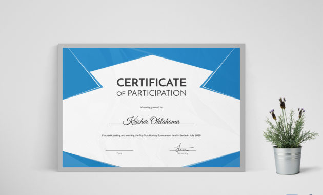 Hockey Certificate Templates Great Sample Templates Pertaining To Hockey Certificate Templates