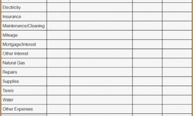 Home Business Expense Spreadsheet Regarding Home Business With Small Business Expenses Spreadsheet Template