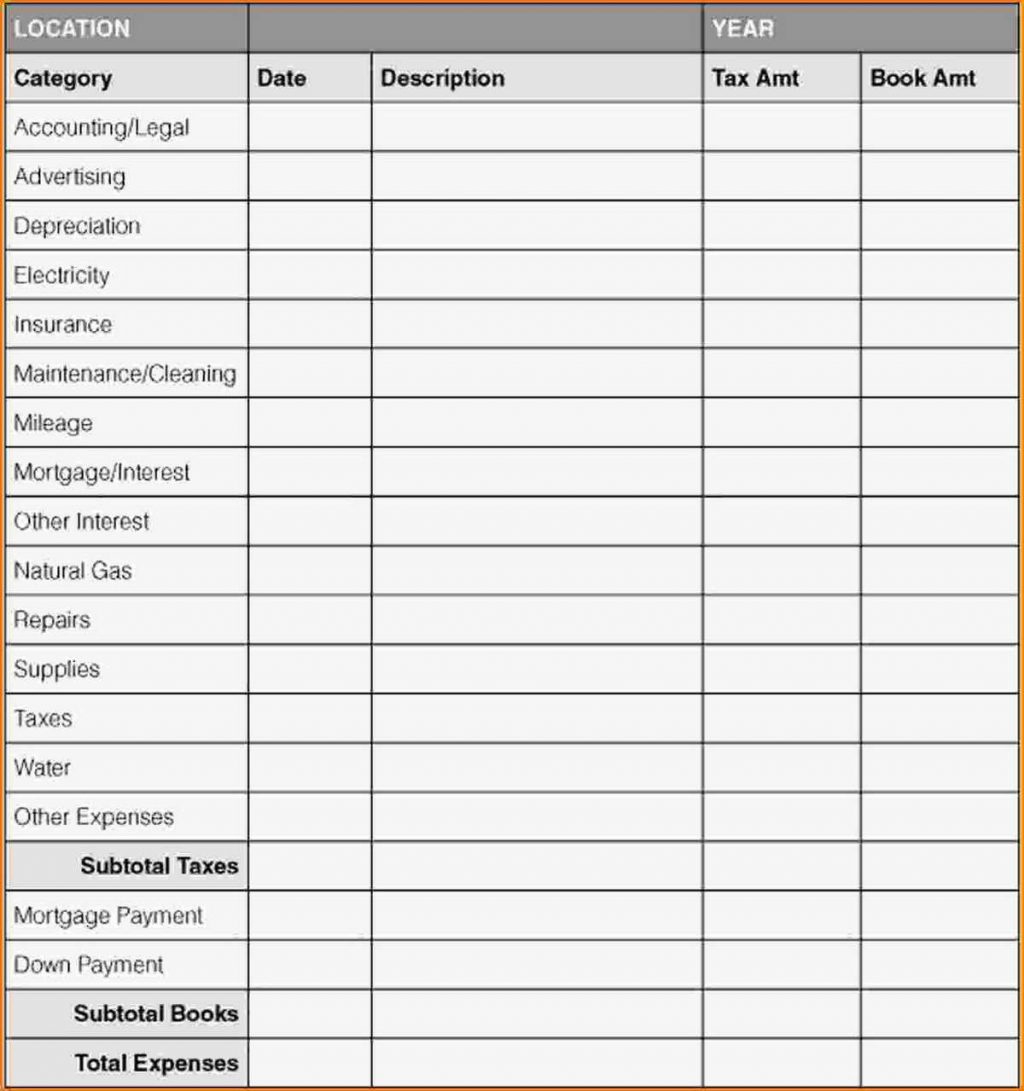 Home Business Expense Spreadsheet Regarding Home Business With Small Business Expenses Spreadsheet Template
