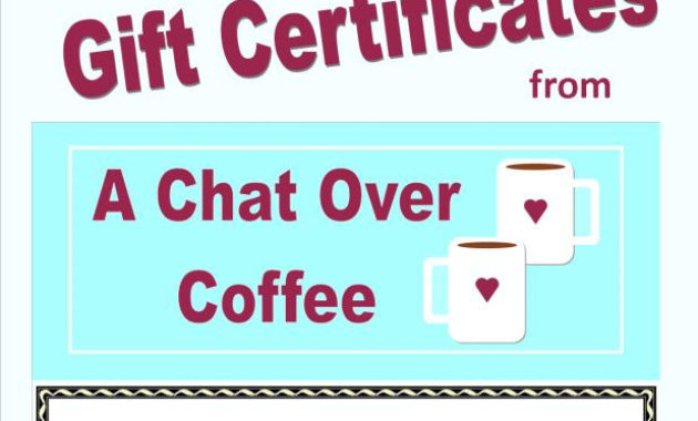 Homemade Gift Certificate Template Business Inside Free Homemade Christmas Gift Certificates Templates